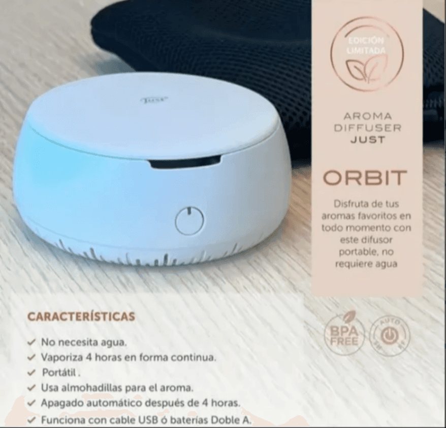 Difusor Just Orbit Portátil