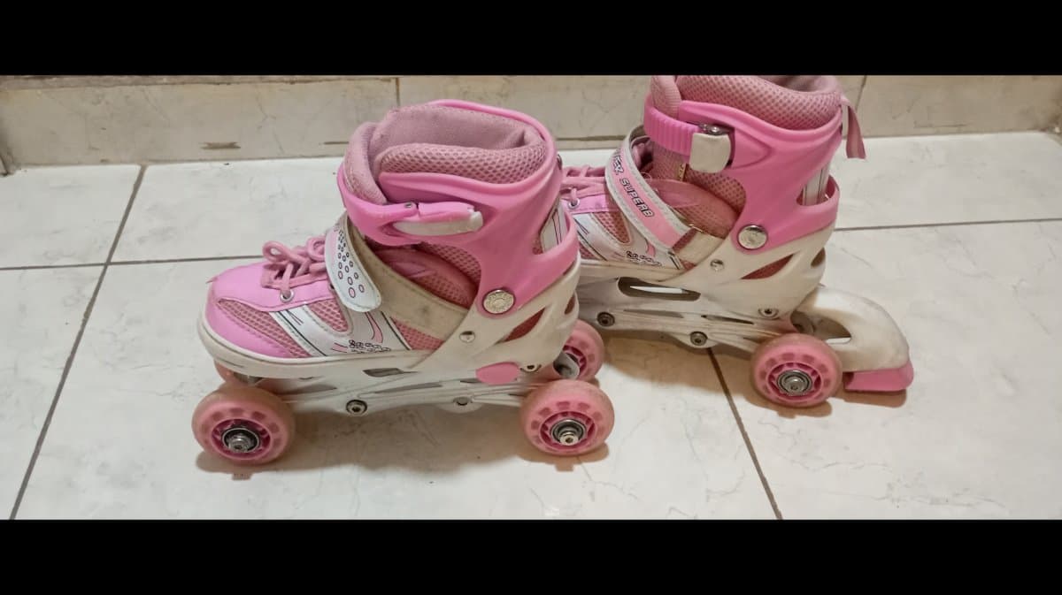 Patines rosados Power Super niña