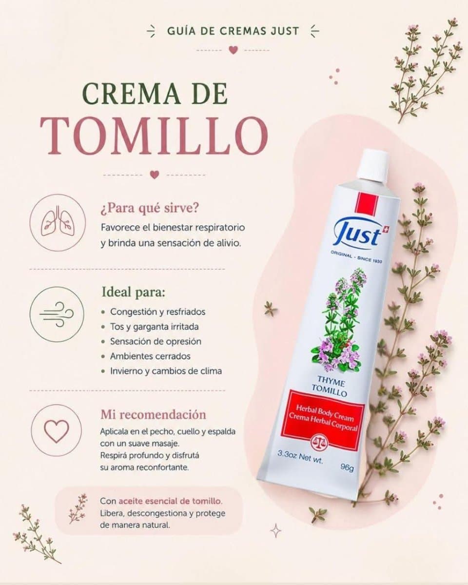 Crema de Tomillo Just