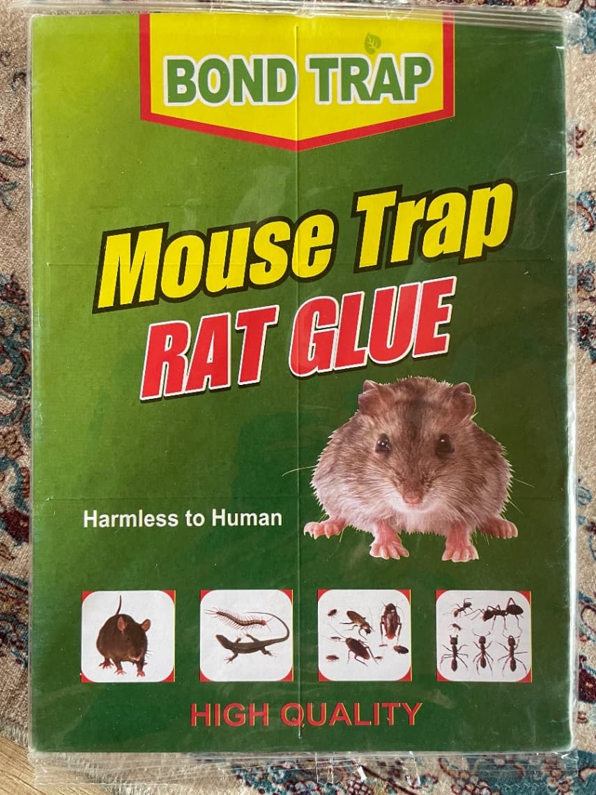 5 trampas adhesivas atrapa ratones y plagas (Bond Trap ) x5 UNIDADES