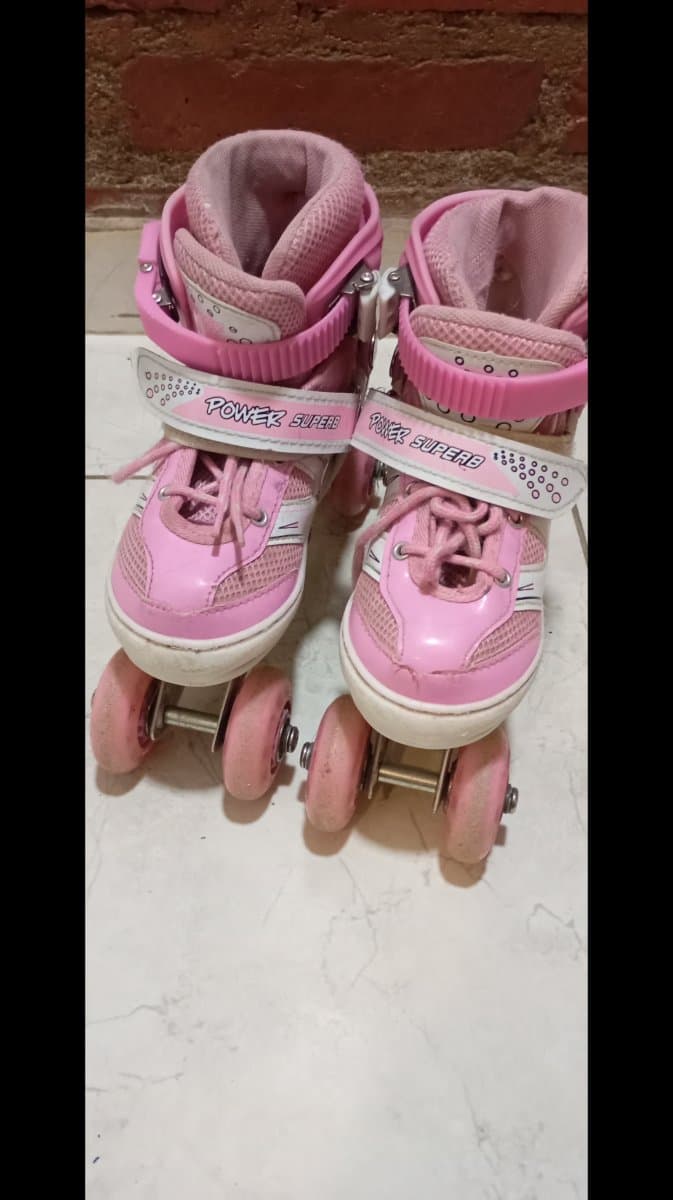 Patines rosados Power Super niña