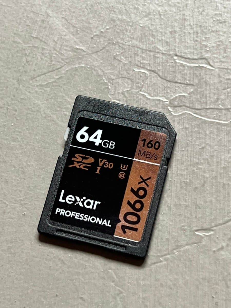Tarjeta de memoria SD Lexar Professional 64Gb Clase 1 como nueva poco uso

