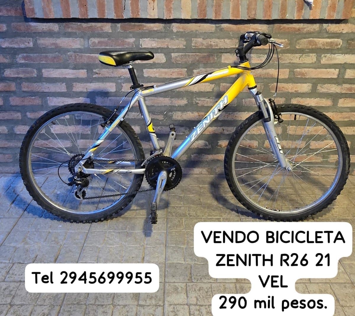 Bicicleta Zenith R26 21 velocidades