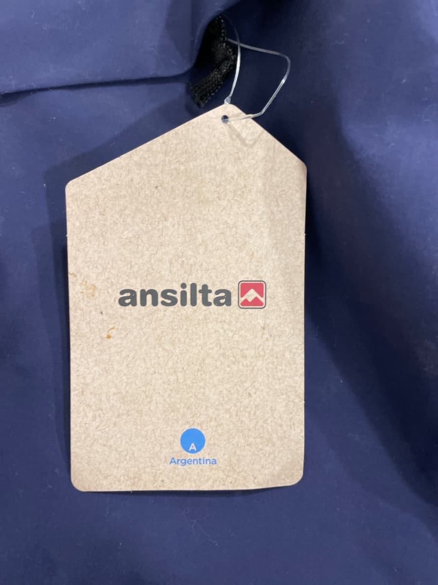 Pantalón deportivo azul con franja blanca Talle L marca ansilta