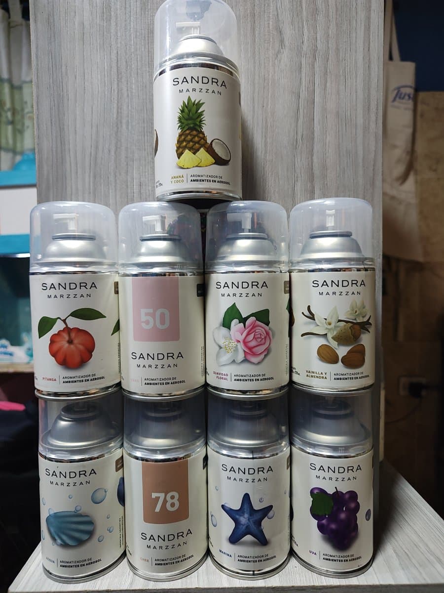 Perfuminas Y Aerosoles Disponibles. Sandra Marzzan 