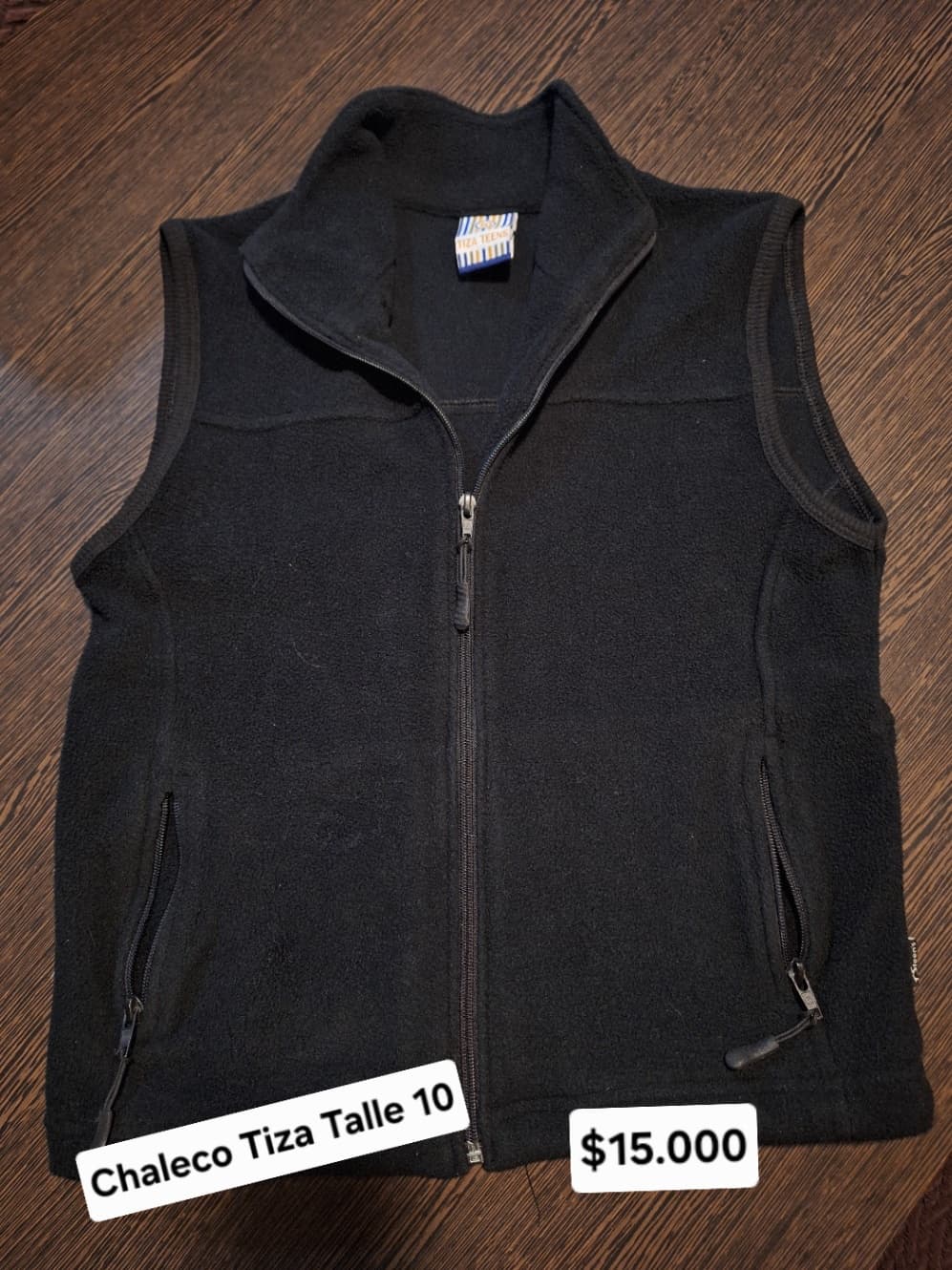 Chaleco acolchado camuflado, jeans para 12/14 años 
