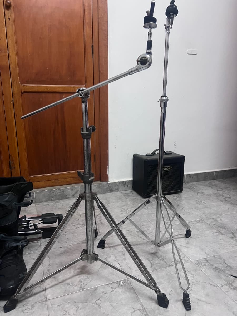 Fierros y platos hi hat para bateria