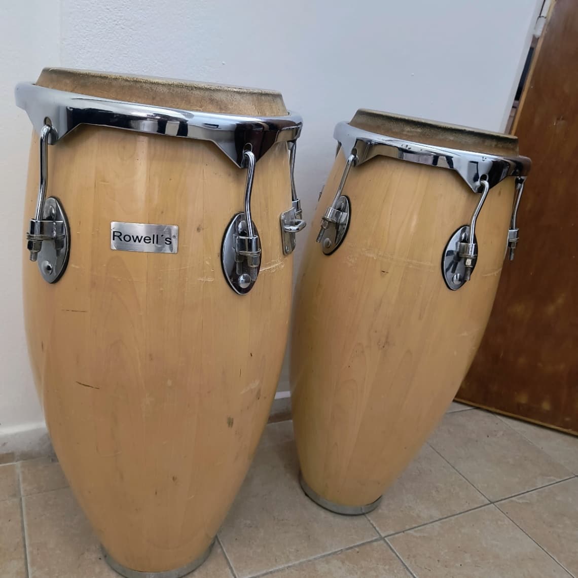 Pir de conga Rowell's madera usados