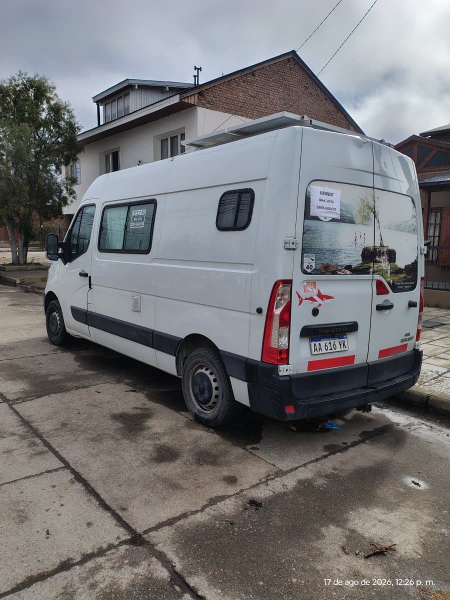 Vendo Renault Master Motorhome 2016 L2H2 Homologada