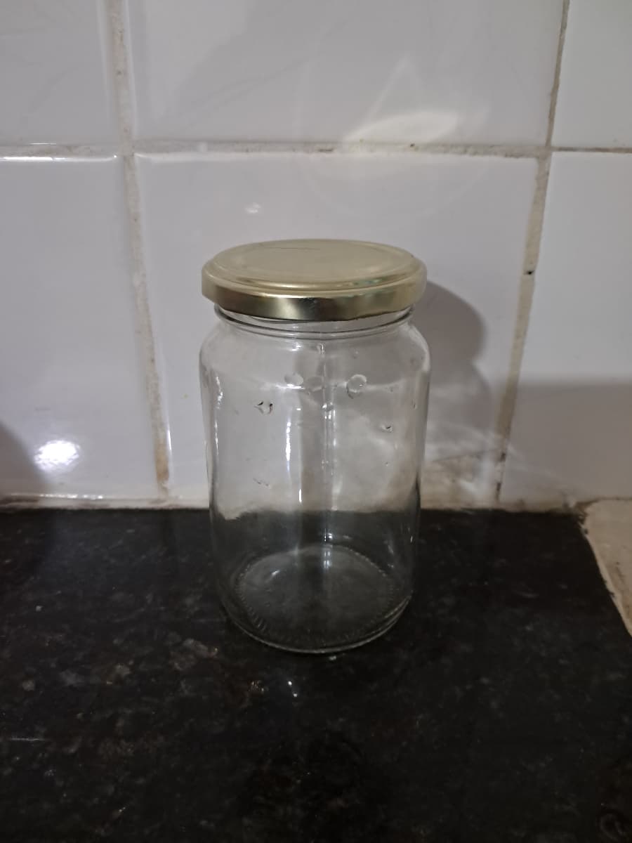 Regalo frascos de vidrio de mermelada.