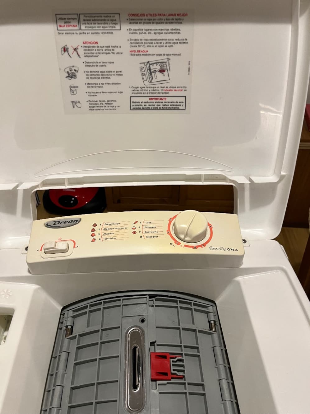 Lavarropas Dream Semiautomático Funcionando