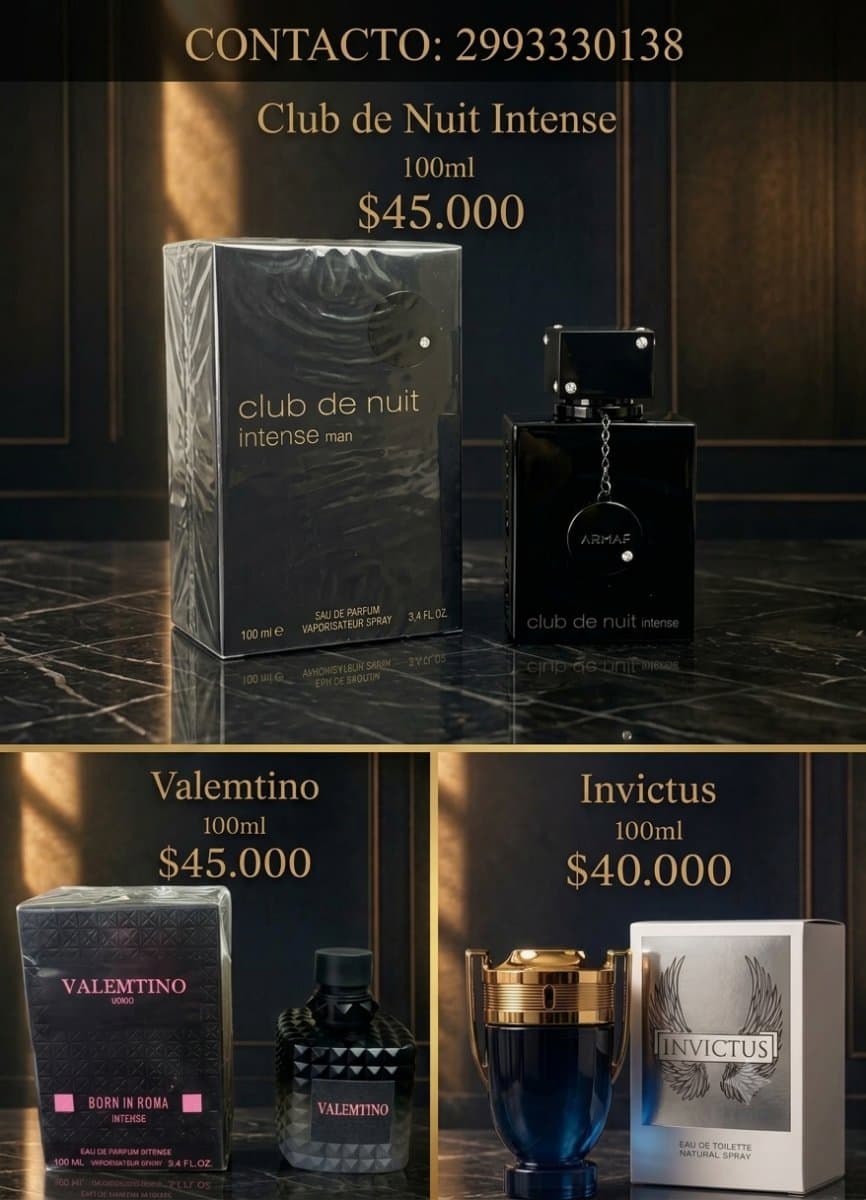 Perfumes de diseñador importados