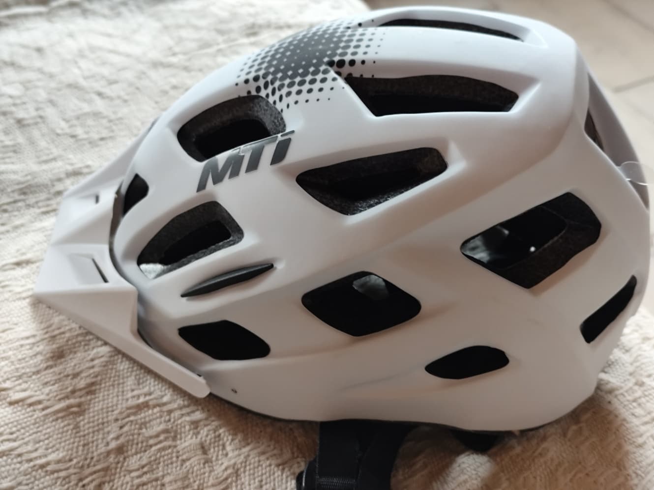Casco bicicleta MTB blanco Miti