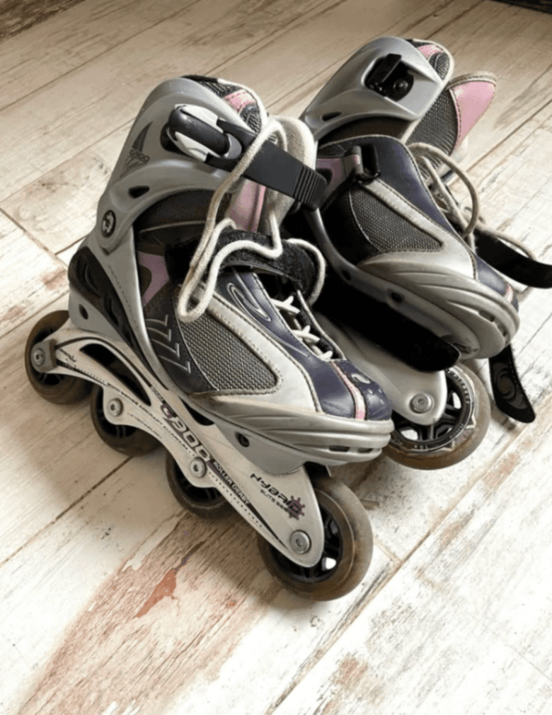 Rollers de Mujer - Talle 38 - Impecables con muñequeras, rodillera