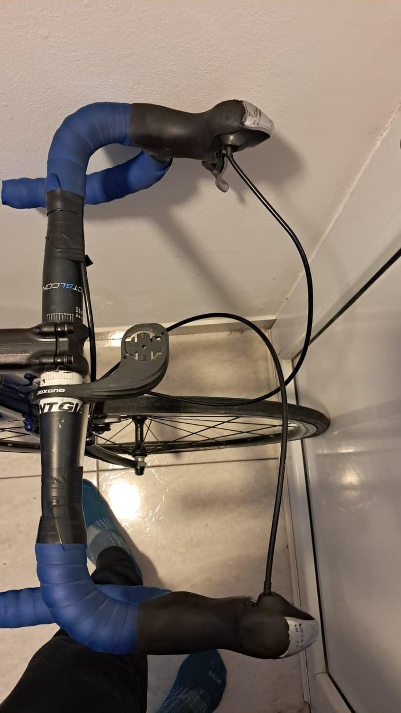 Bicicleta ruta Cannondale azul segunda mano six 13 talle 61. XL
Grande. Carbono 