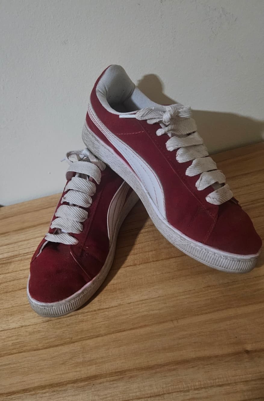 Zapatillas rojo y blanco